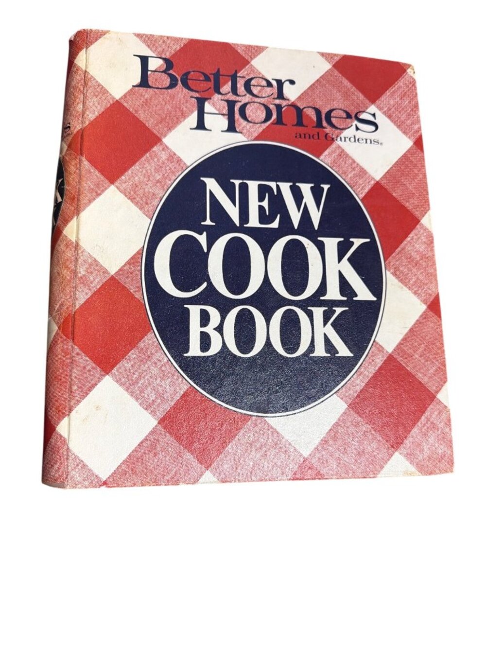 Vtg Better Homes Gardens 1981 New Cook Book Red Plaid Hardcover Binder Estate
